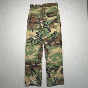 Made In USA Stan Ray Camo Rip Stop Fatigue Men's Pants Size 28x31
